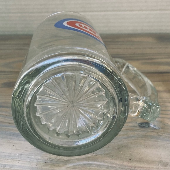 Chicago Cubs MLB Baseball Clear Glass Mug Stein with Emblem 12 oz - Picture 7 of 10